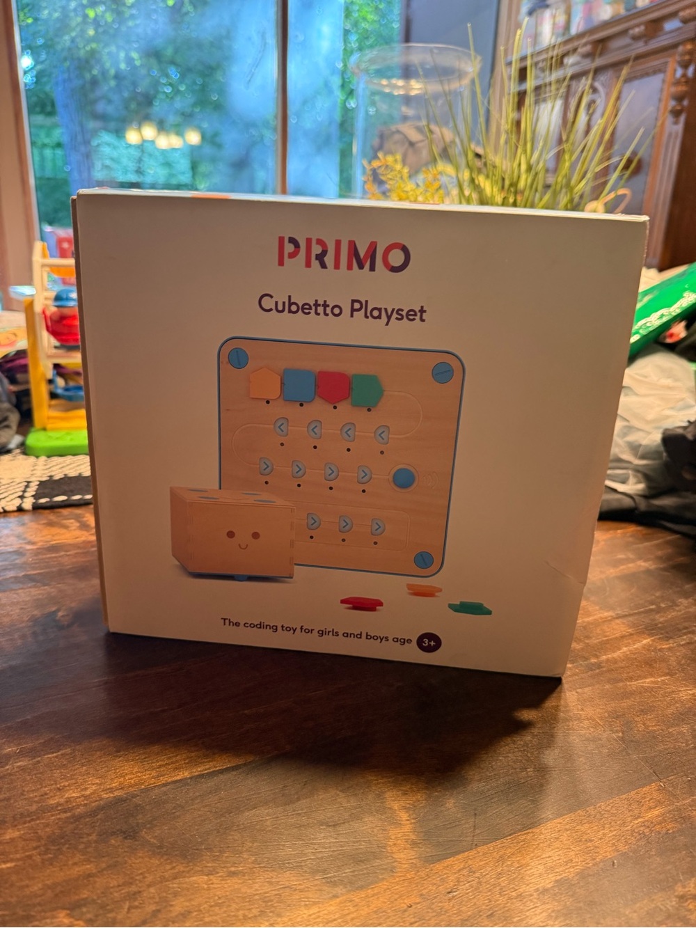PRIMO Cubetto Playset - Multi Color Wooden Coding Toy for Kids